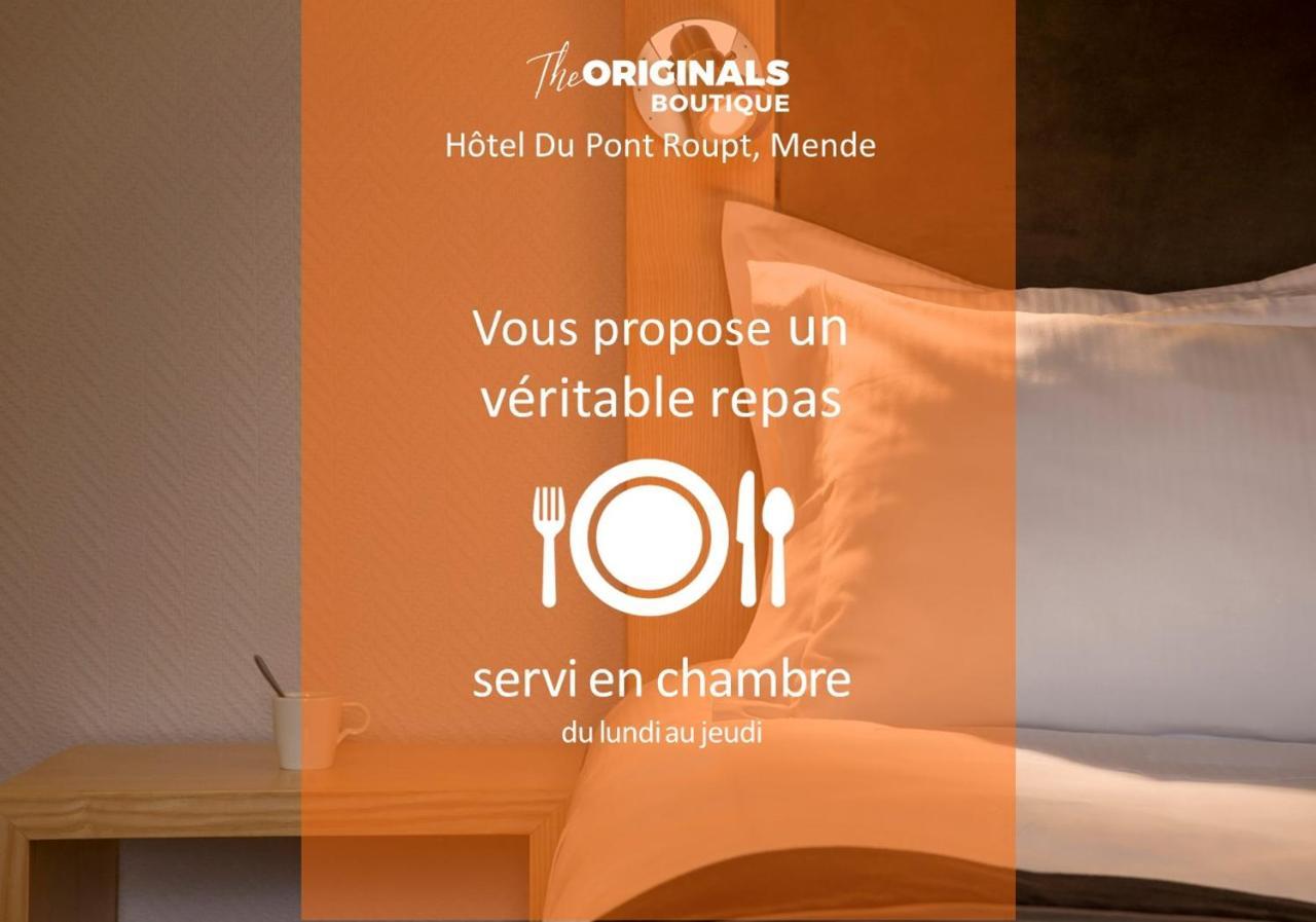 The Originals Boutique, Hotel Du Pont Roupt, Mende Exterior foto